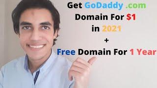 GoDaddy Promo Code | GoDaddy Domain For 1$ !! | 2021