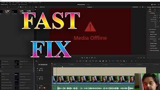 Fix Media Offline issue in Davinci Resolve 18, 17 (or 16) (NOT BY RE-LINKING)