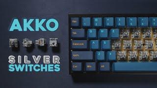 The Best Budget Linear Switch - Akko CS Silver Switches Sound Test & Review *NEW*