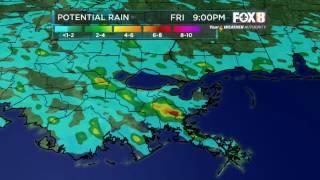 New Orleans weather forecast for Friday, Aug. 11, from WVUE Fox 8 News