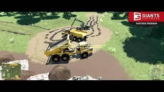 FS19 - TCBO Mining Construction Economy | Open a new Road for dumpers | Dig with Case Long Reach Pt2