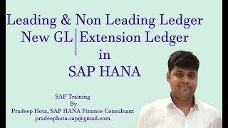 Leading and Non Leading Ledger in SAP | SAP Extension Ledger | New GL in SAP |SAP Document Splitting