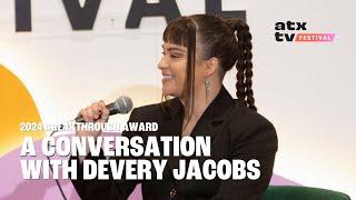 A Conversation with Devery Jacobs | ATX TV Festival Breakthrough Award