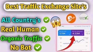Best Traffic Exchange Site's 2024|How To Get Free Organic Traffic|How To Get Taer 1 Countrys Traffic