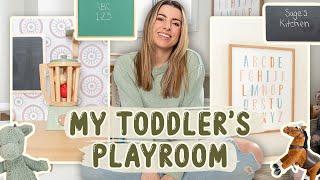 Toddler PLAYROOM TOUR | Toys, Storage Hacks and Solutions that Will Help EVERY MOM!