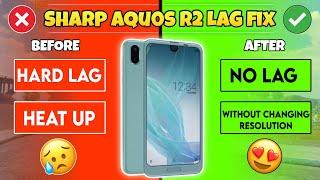 Sharp Aquos R2 Lag Fix | Lag fix 2023| R2 Pubg Test 2023