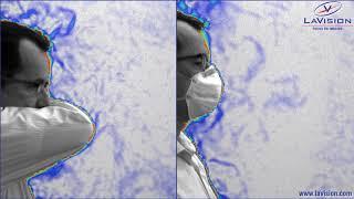 Covid-19 : LaVision imaging technique shows how masks restrict the spread of exhaled air