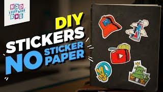 How to make Stickers without Sticker Paper
