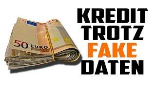 75.000€ Kredit trotz falscher Daten bekommen