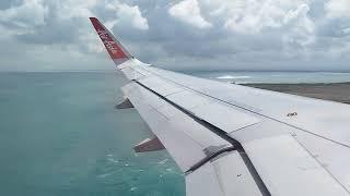 Flaps 3 Landing into cloudy Denpasar, Bali (DPS/WADD) on Thai AirAsia A320neo