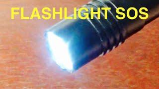 FLASHLIGHT SOS MORSE