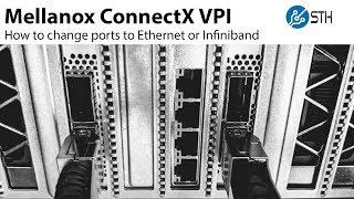 How to set Mellanox ConnectX VPI to Ethernet or Infiniband in Linux