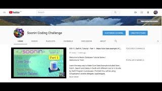 Soonin Coding Challenge Trailer (CHANNEL BRIEF INTRODUCTION)