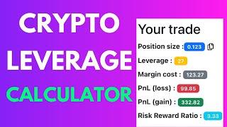 BEST Position Size Calculator for Crypto (Leverage Crypto Trading)