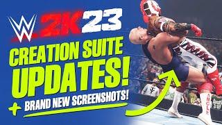 WWE 2K23: Creation Suite Updates! New Screenshots & Latest Roster Reveals!