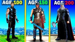 Surviving 200 Years As THOR In GTA 5!