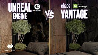 Chaos Vantage vs Unreal Engine 5 | in Interior Arch-Viz