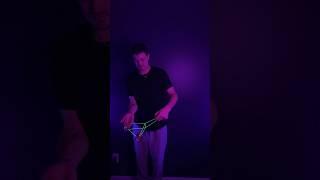 best yoyo trick i’ve created in slow motion with blacklight 🪀