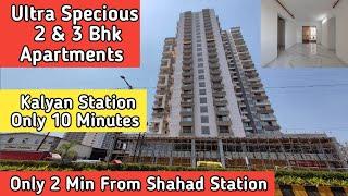 2Bhk/3Bhk Flats | इतना बड़ा Flat वो भी स्टेशन के पास  | Only 2 Min From Shahad Near Kalyan Station.