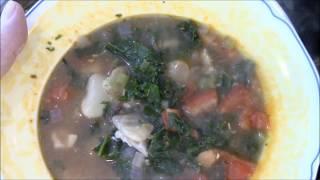 Chicken Lima Bean and Kale Soup