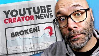 Broken YouTube Stats and More YouTube Creator News