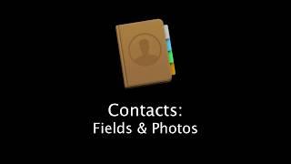 How to edit contact information and photos in the Mac Contacts App!