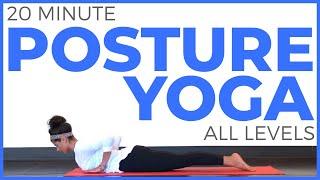 20 minute Yoga for Posture (All Levels) | Sarah Beth Yoga