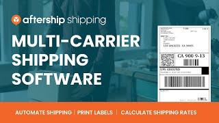 AfterShip Shipping: Multi-carrier shipping software | Best Shopify App | Supports 60+ couriers