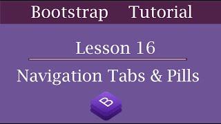 Bootstrap Navigation Tabs and Pills