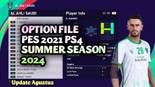 PES 2021 - REVIEW NEXT OPTION FILE PES 2021 SEASON UPDATE 23-24 | PS4