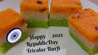 Tri Color Burfi | Republic day Sweet Recipe | Tiranga Burfi | Sooji | Simple and Easy Sweet Recipes