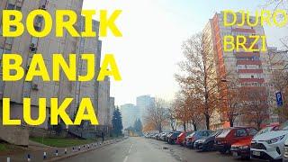 Krug kroz Borik, Banja Luka, vožnja automobilom, decembar 2023.