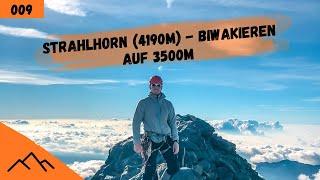 Strahlhorn (4190m) | Biwakieren auf 3500m | Bergsteigen im Wallis