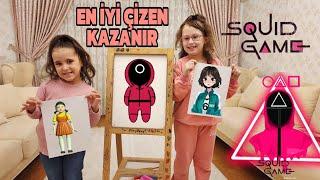 BAHAR VE BANU ALYA İLE EN GÜZEL SQUİD GAME KARAKTERİNİ ÇİZEN BÜYÜK ÖDÜLÜ KAZANIR !!