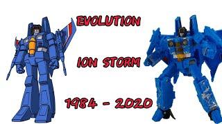 Evolution Ion Storm in cartoons (1984-2020)