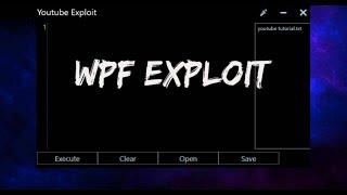 | How To Make A WPF Roblox Exploit | Celery API | NO KEY 