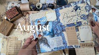 August 2024 Plan with me | Monthly Bullet journal setup | Lighthouse theme inspired by Van Gogh