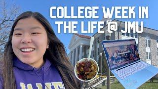 College Week in the Life at James Madison University | classes, dorm living, friends