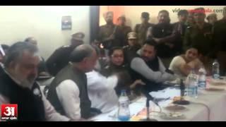 Argument between politician Anil Vij and lady SP Sangeeta Kalia