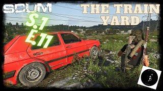 SCUM 0.8-Single-Player-Series. Season 1 Episode 11. The Train Yard Down South!!!!