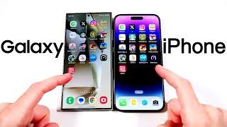 Galaxy S24 Ultra vs iPhone 14 Pro Max Speed Test