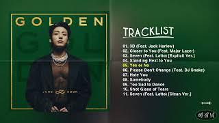 [Full Album] Jungkook (정국) - G o l d e n