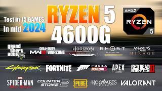 Ryzen 5 4600G Gaming Test in 2024 - Without Dedicated GPU!