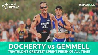 One of the greatest triathlon sprint finishes ever