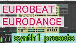 synth1 Free Presets for EUROMUSIC