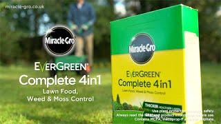 Miracle-Gro® EverGreen® Complete 4-in-1: the perfect way to feed and weed your lawn