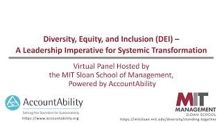 Diversity, Equity, and Inclusion (DEI) - A Leadership Imperative for Systemic Transformation