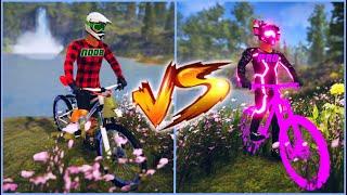 Noob Vs. Pro OUTFIT EXPERIMENT in Descenders!!