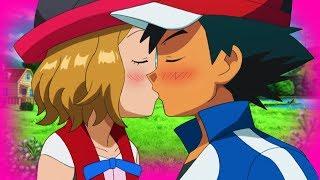  ASH X SERENA KISS  AMOURSHIPPING  POKEMON AMV