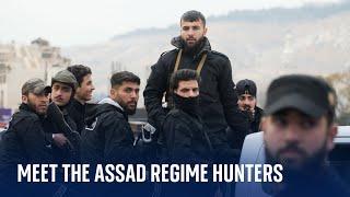 Sky News meets soldiers hunting down top Assad regime leaders who terrorised Syria